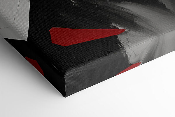 Buze roșii în mijlocul unui design abstract Buze roșii în mijlocul unui design abstract
