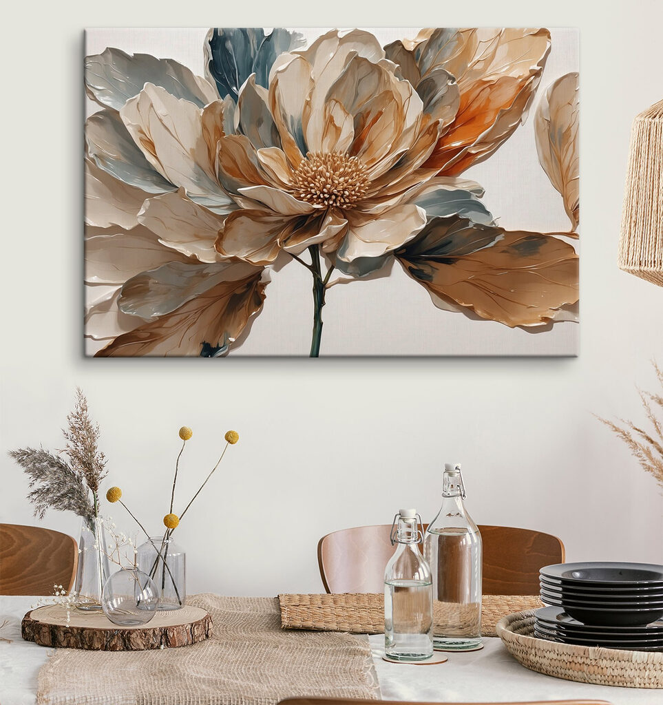 Elegant floral arrangement in soft hues