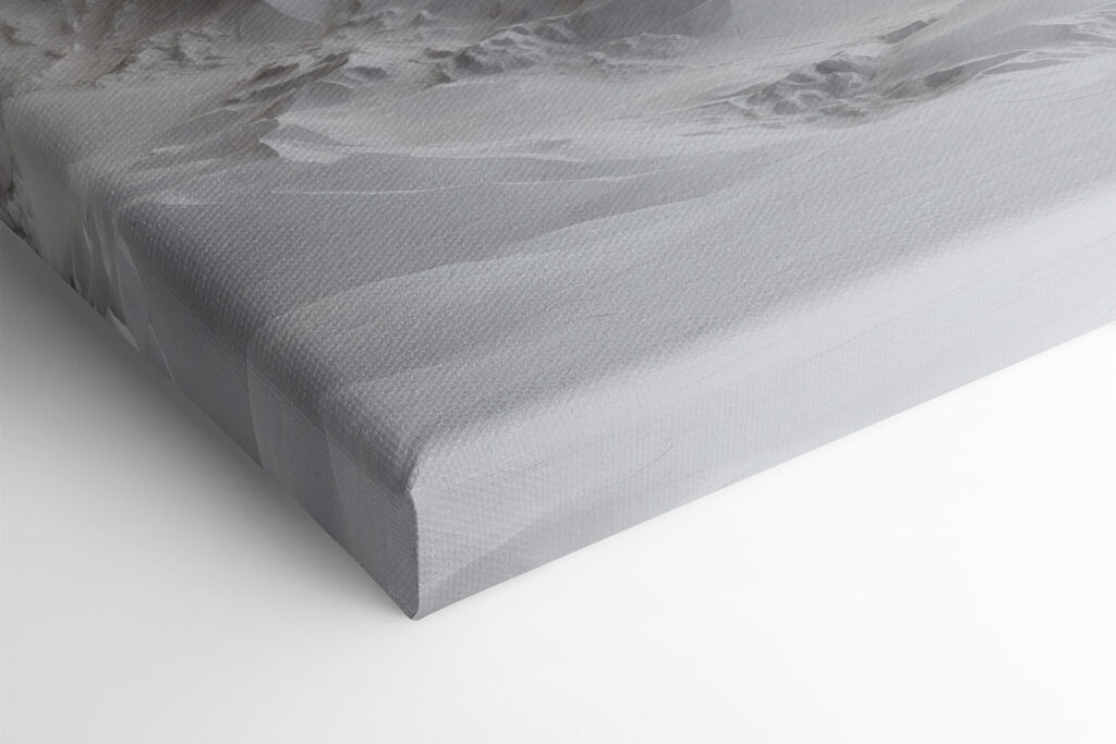 Mountain with smoke coming out of it