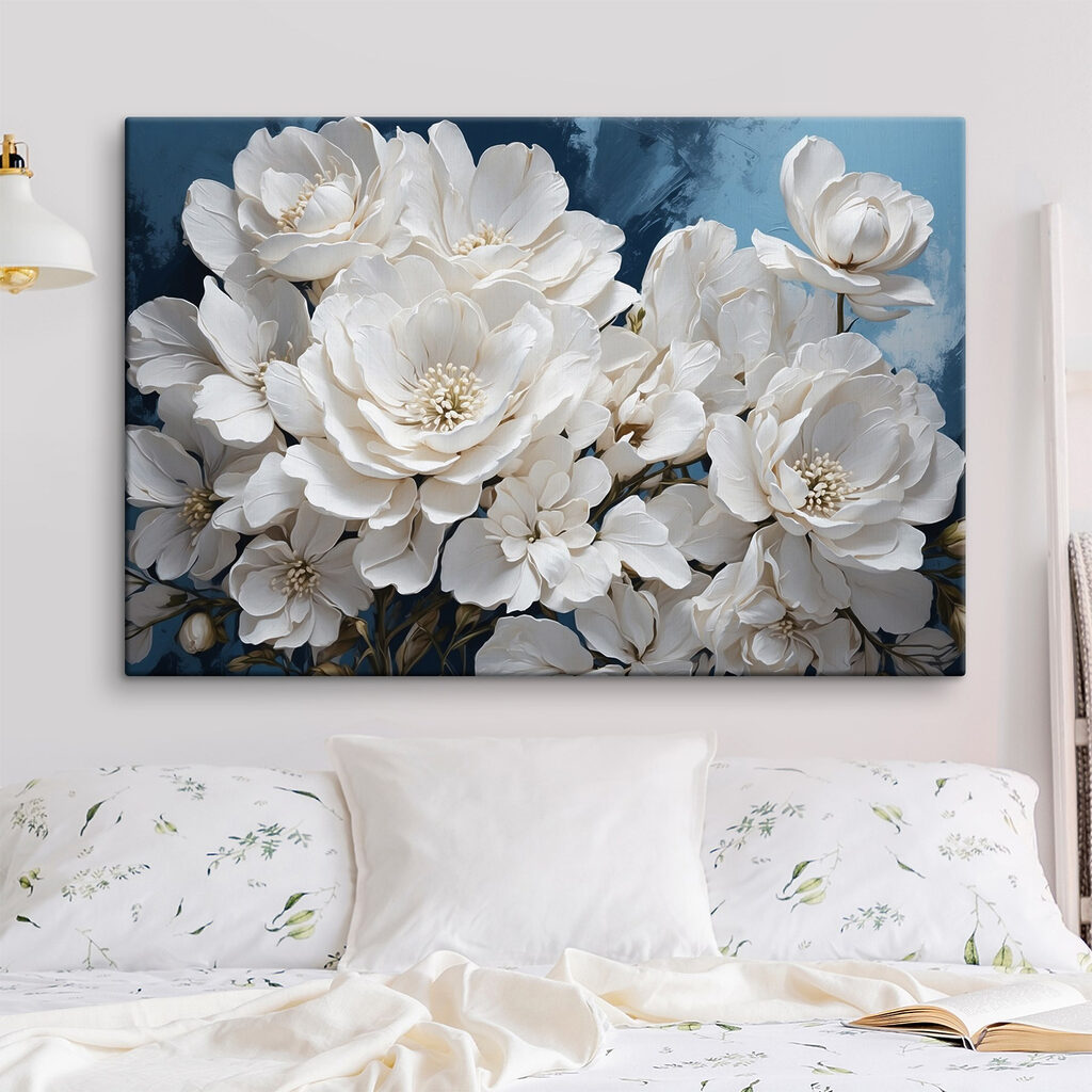Group of white flowers