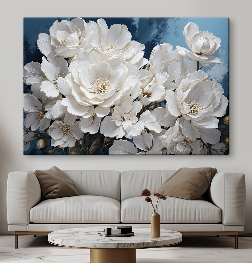 Group of white flowers