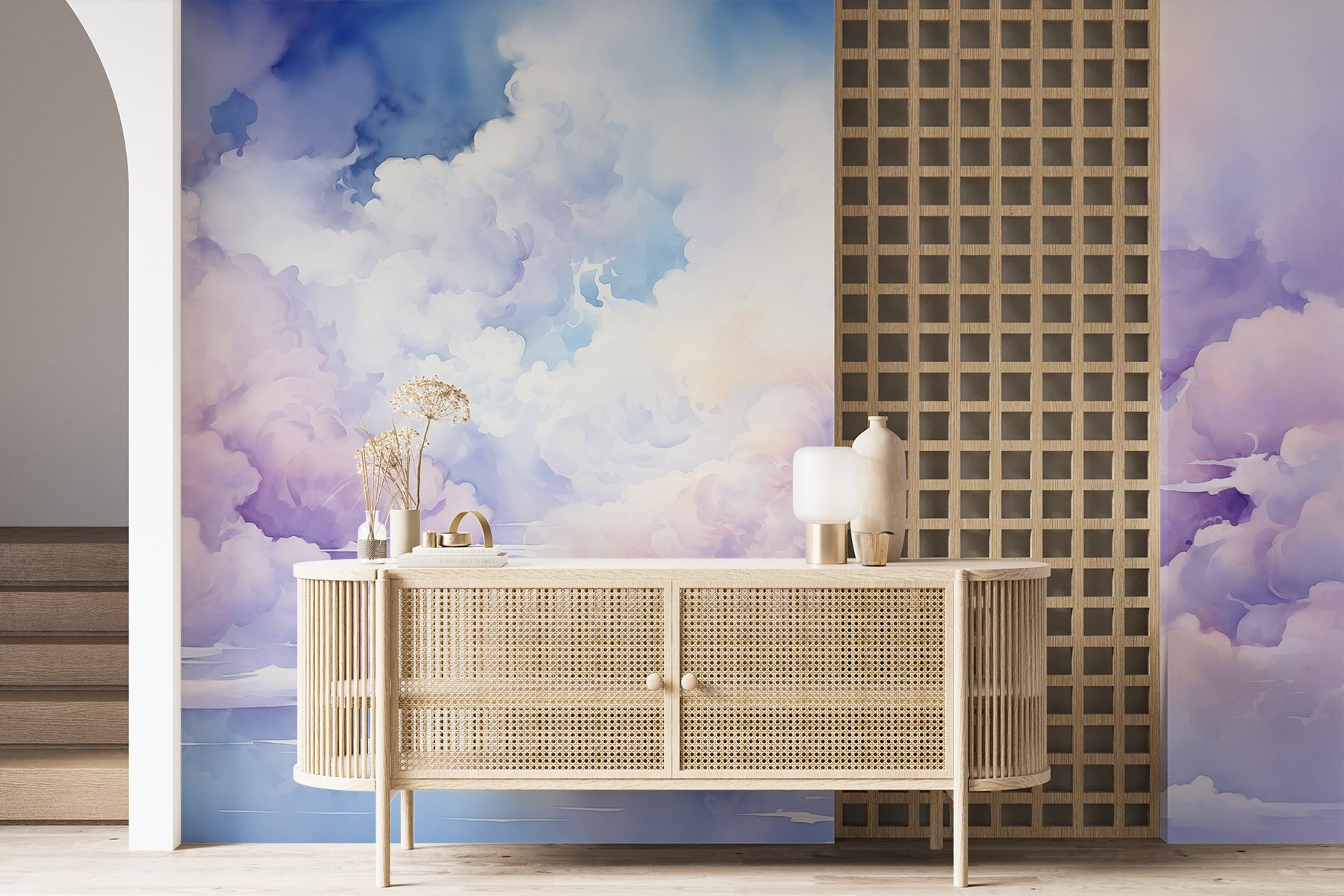 Watercolor painting of clouds Watercolor painting of clouds