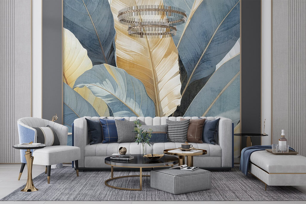 Natural hues of lush foliage