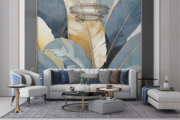 Natural hues of lush foliage