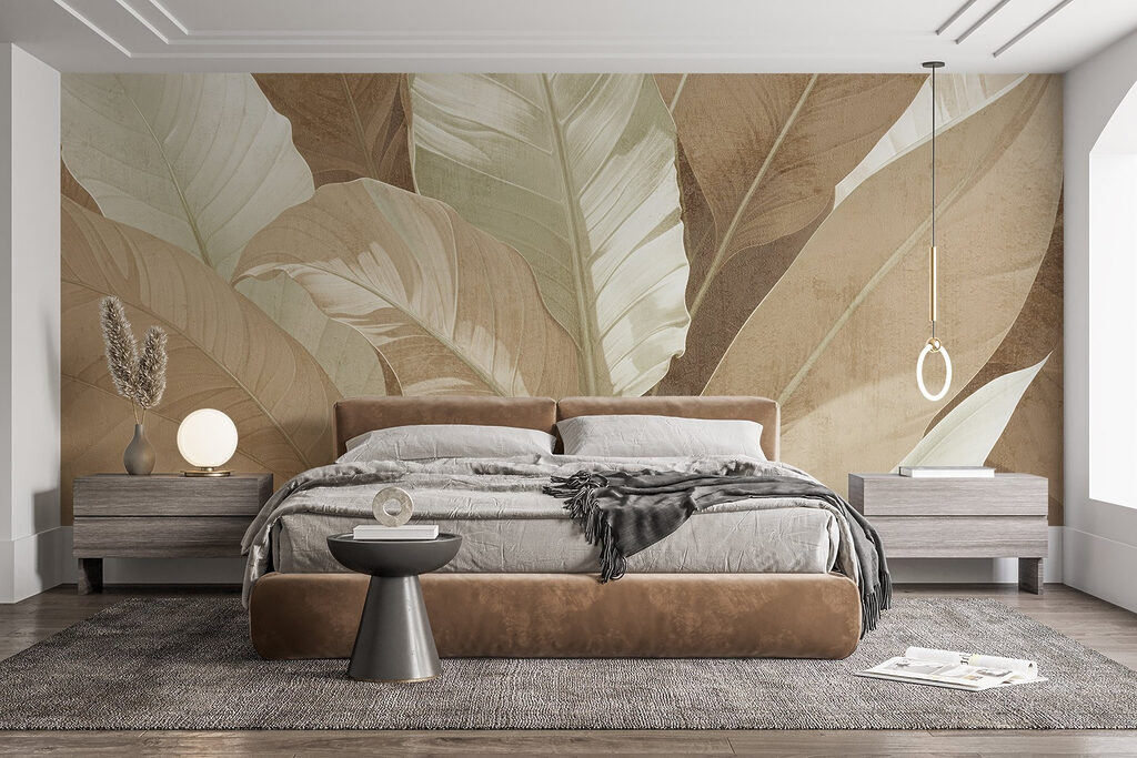 Serene foliage in muted tones