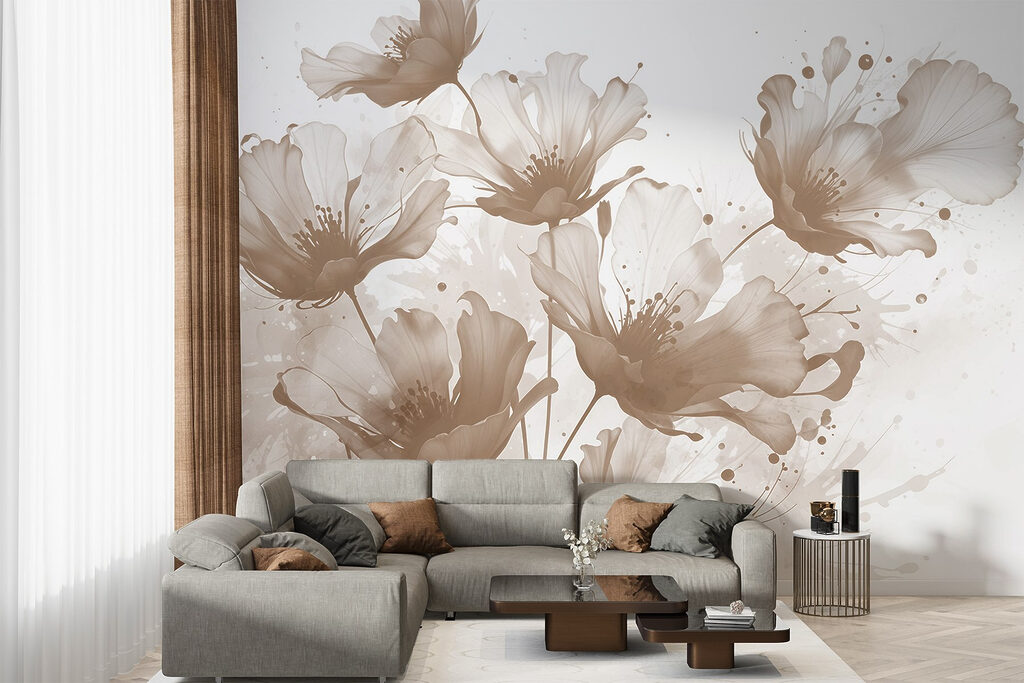 Group of flowers with white petals