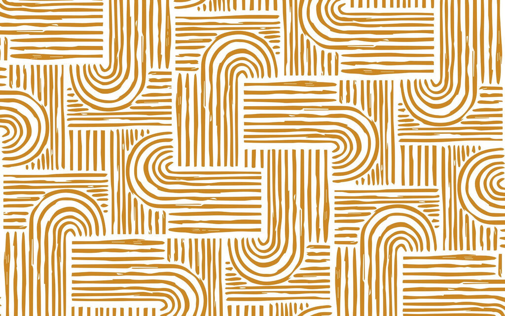 Pattern of lines and curves