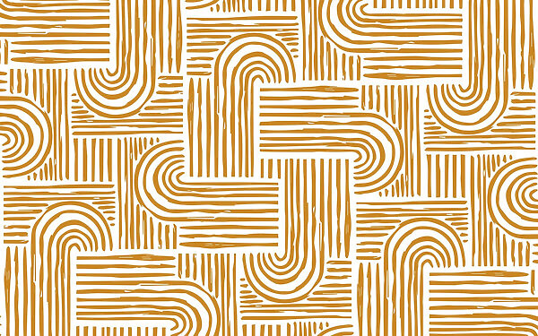 Pattern of lines and curves