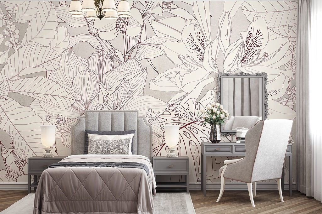 Nature's delicate floral patterns unfold