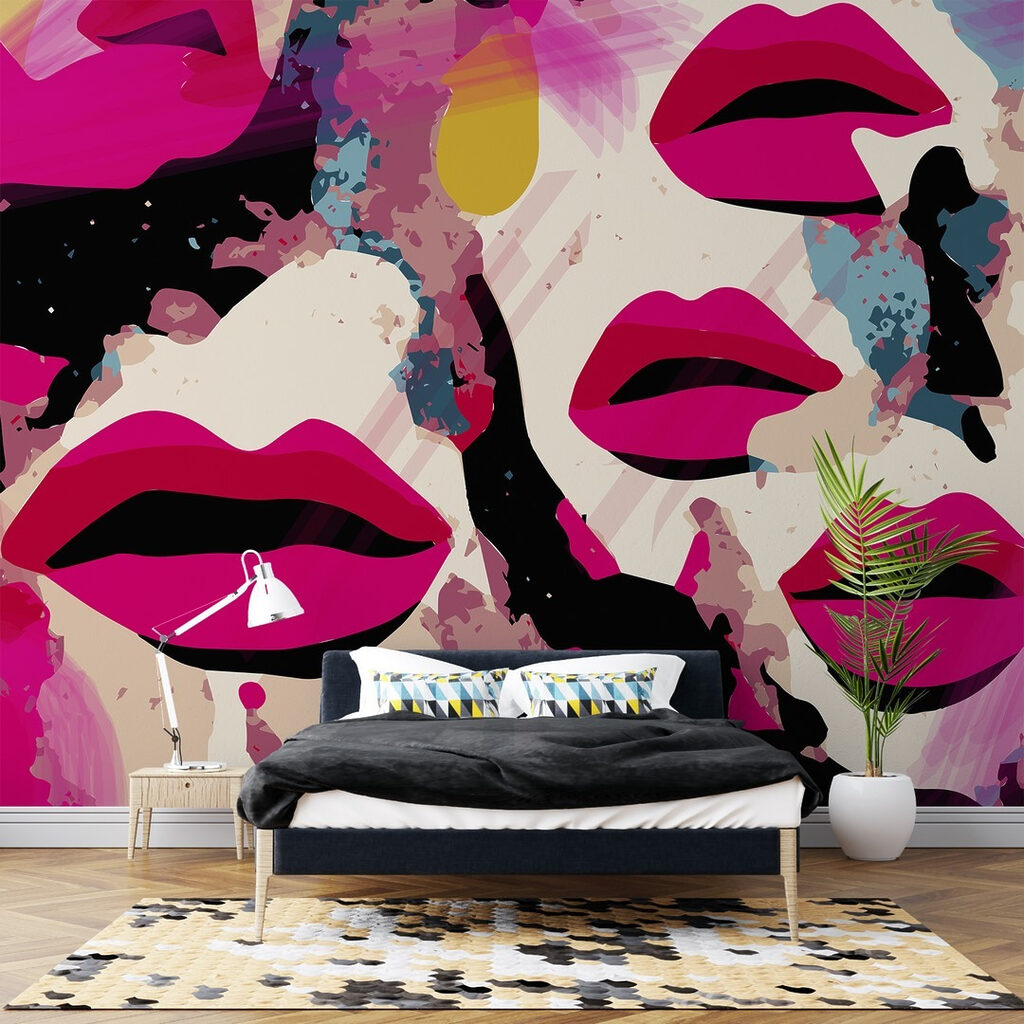 Group of lips with different colors Group of lips with different colors