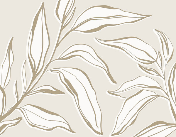 Frunze delicate pe un fundal atenuat Frunze delicate pe un fundal atenuat