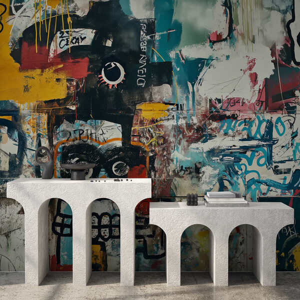 Zid cu graffiti pe el Zid cu graffiti pe el