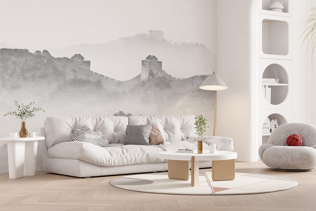 Wall on a mountain