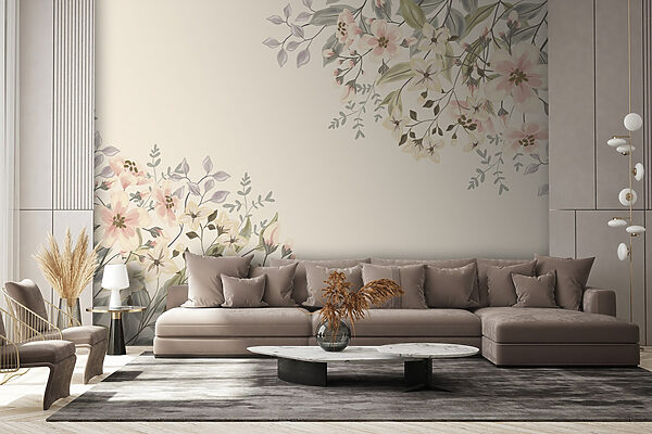 Model floral cu flori Model floral cu flori