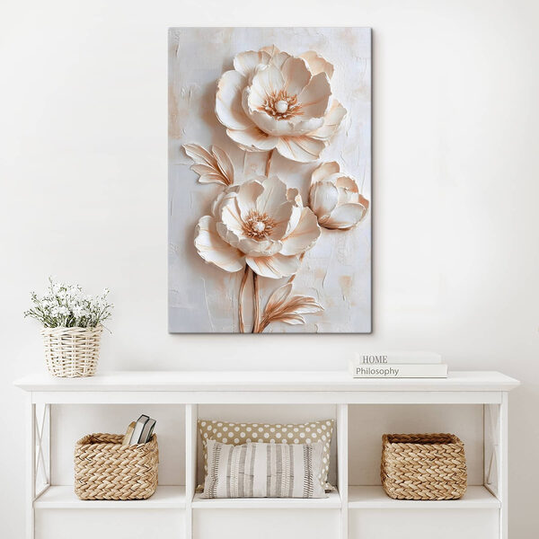 Inflorescențe delicate pe fundal texturat Inflorescențe delicate pe fundal texturat