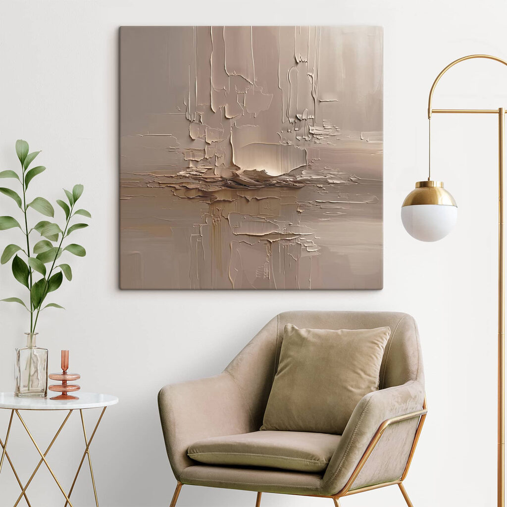 Abstract textures in soft hues