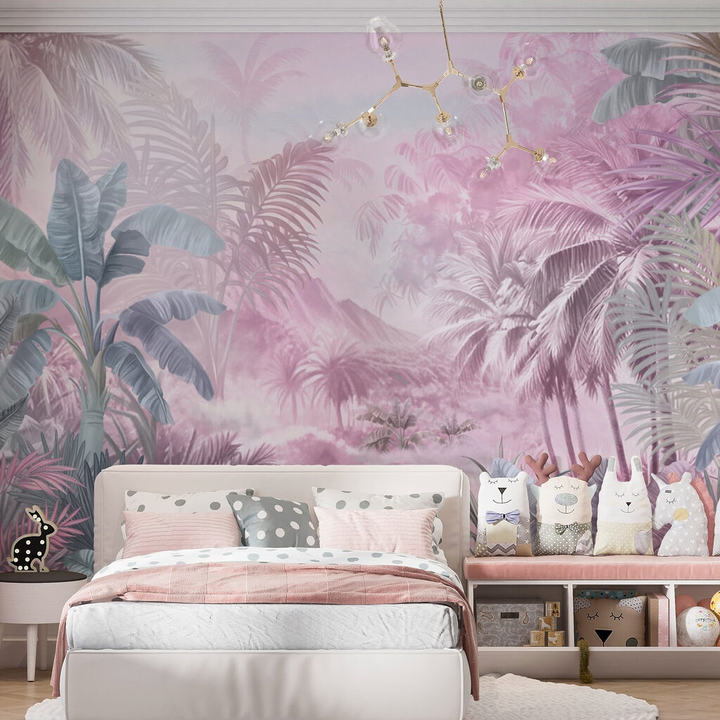 Painting of a tropical forest Painting of a tropical forest