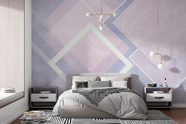 Compoziție abstractă de design geometric pastel Compoziție abstractă de design geometric pastel