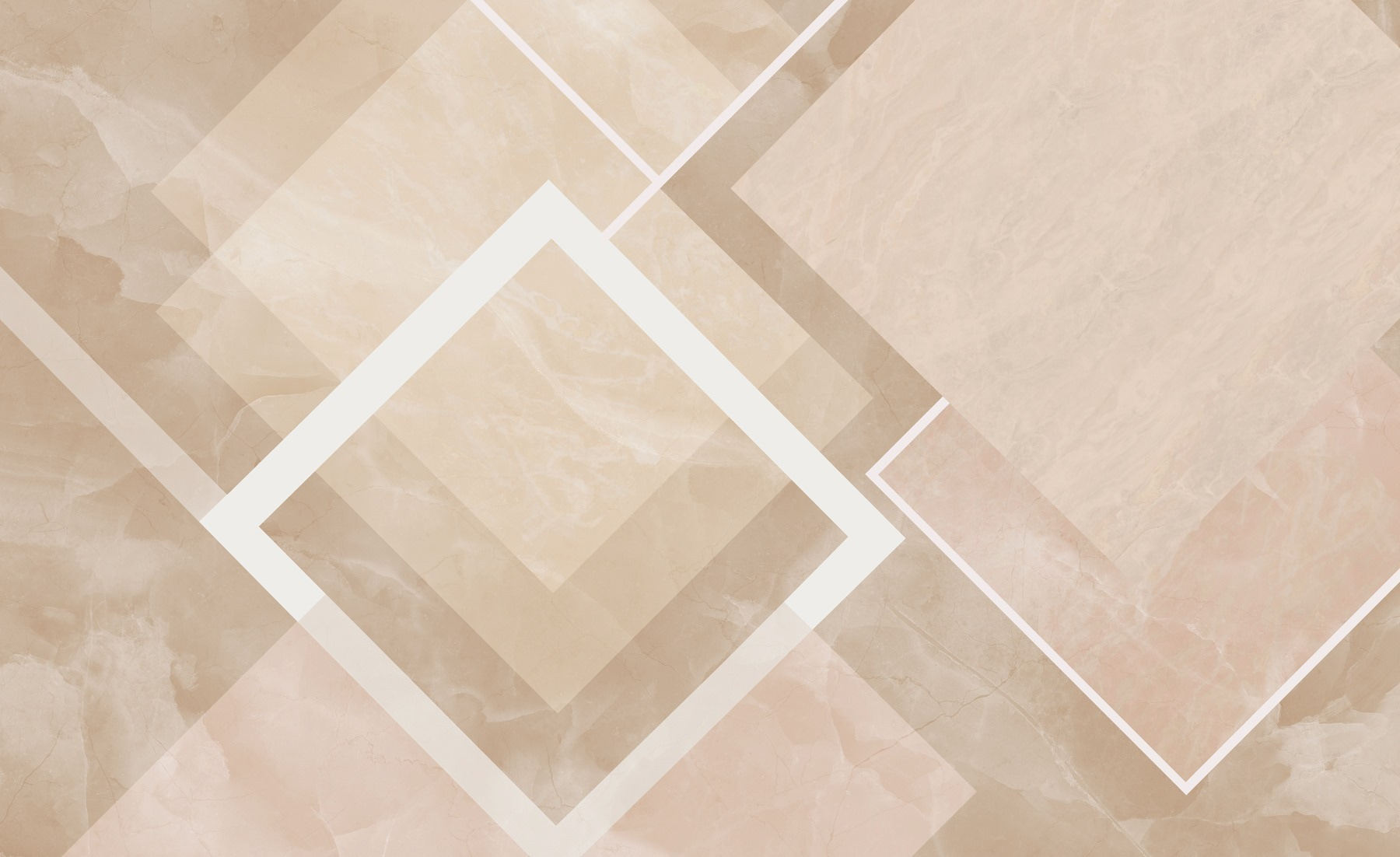 Soft shapes in muted tones