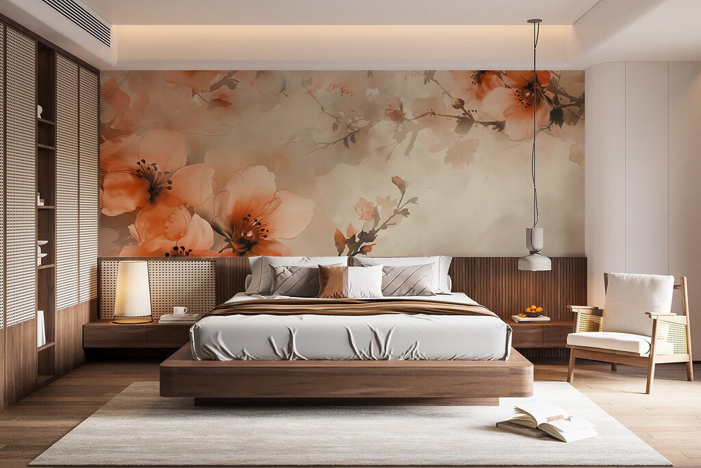 Delicate blooms in soft hues