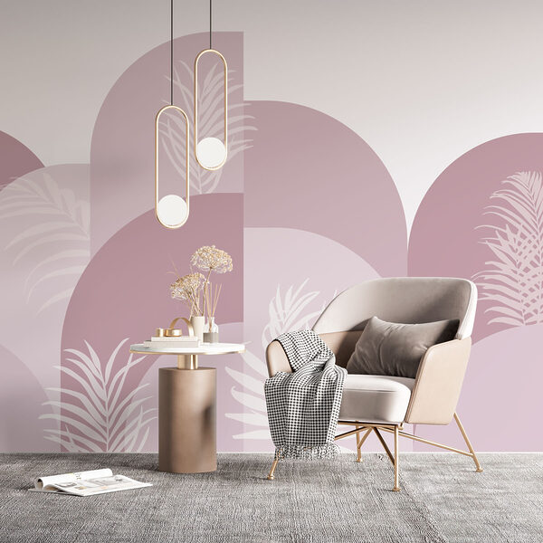 Design grafic roz și alb Design grafic roz și alb