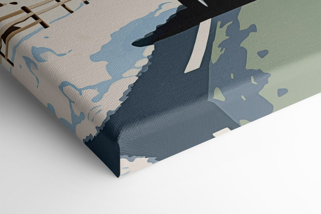 Car driving on a snowy road Car driving on a snowy road