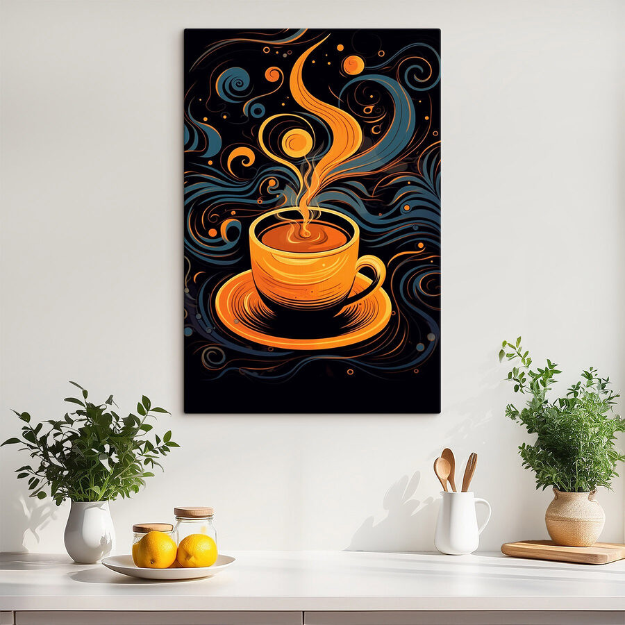 Ceașcă de cafea cu fum Ceașcă de cafea cu fum