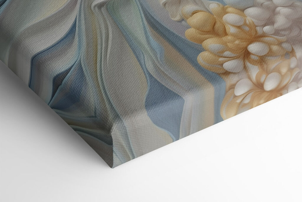 Soft petals in pastel hues bloom