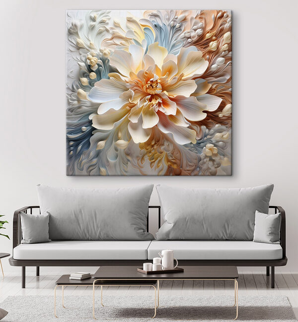 Frumoasă compoziție abstractă florală Frumoasă compoziție abstractă florală