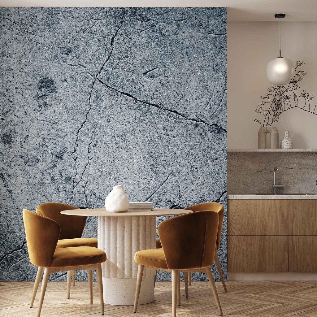 Cracked surface with unique texture