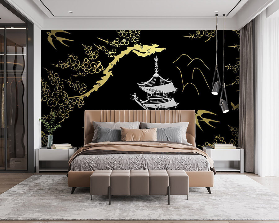 Templu senin printre flori delicate Templu senin printre flori delicate