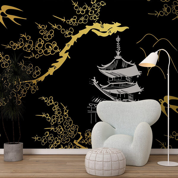 Templu senin printre flori delicate Templu senin printre flori delicate