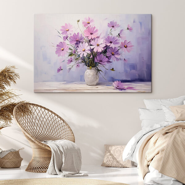 Pictura de flori într-o vază Pictura de flori într-o vază