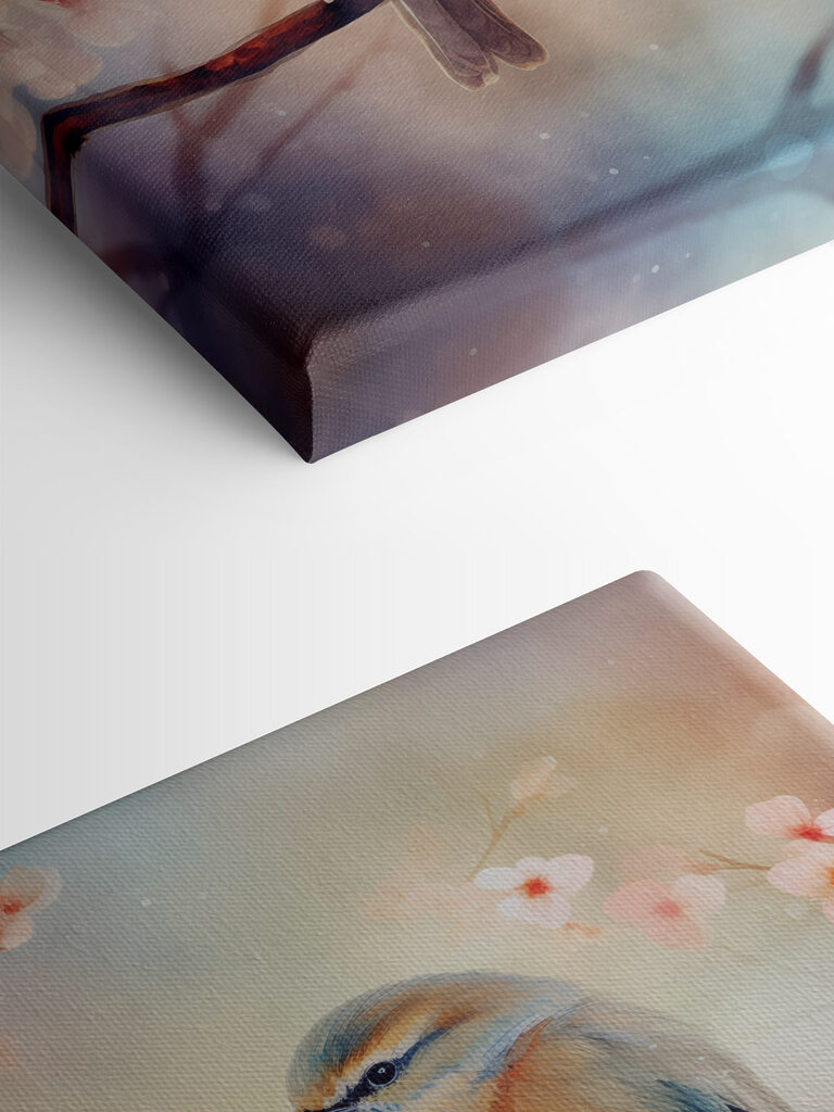 Two birds on a branch