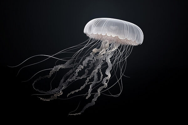 Meduze cu tentacule lungi Meduze cu tentacule lungi