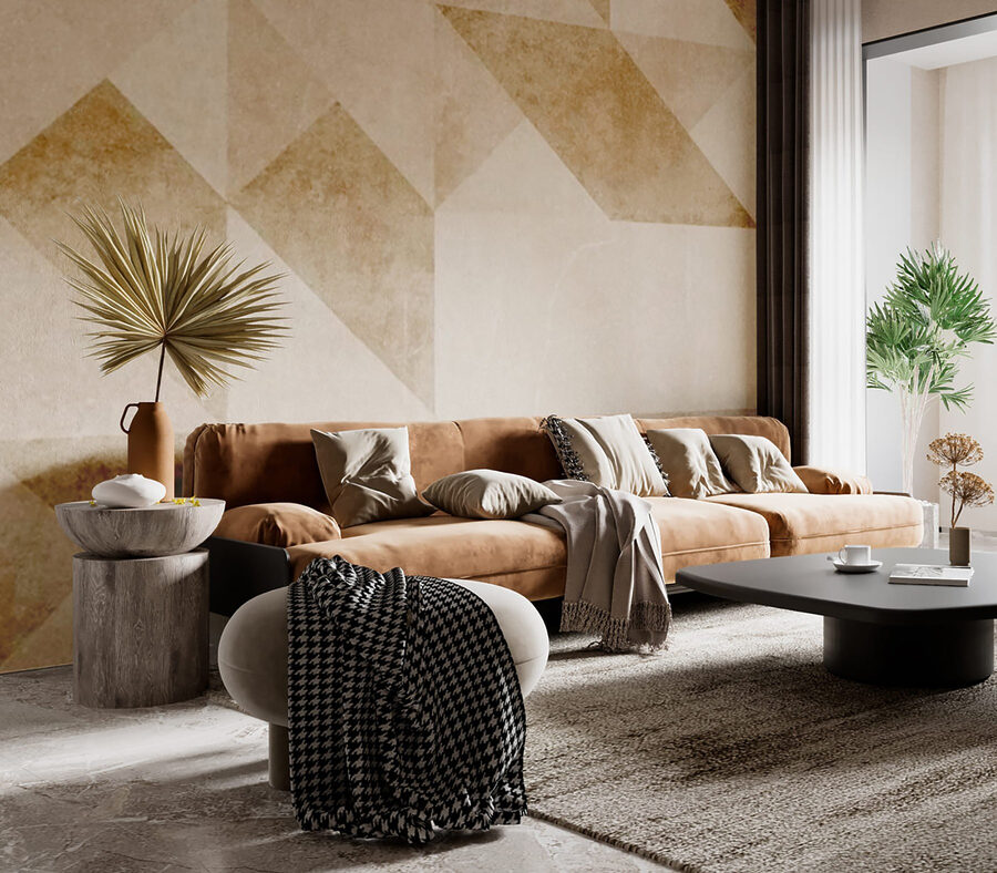 Model geometric atenuat în tonuri moi