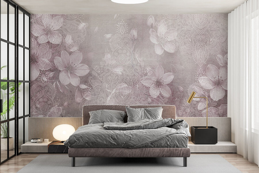 Modele florale delicate în nuanțe moi