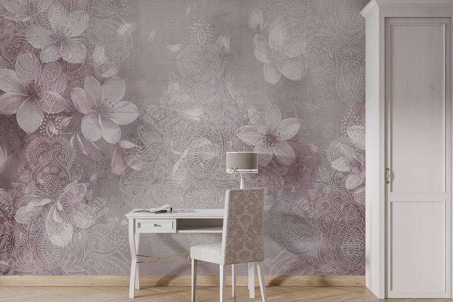 Modele florale delicate în nuanțe moi