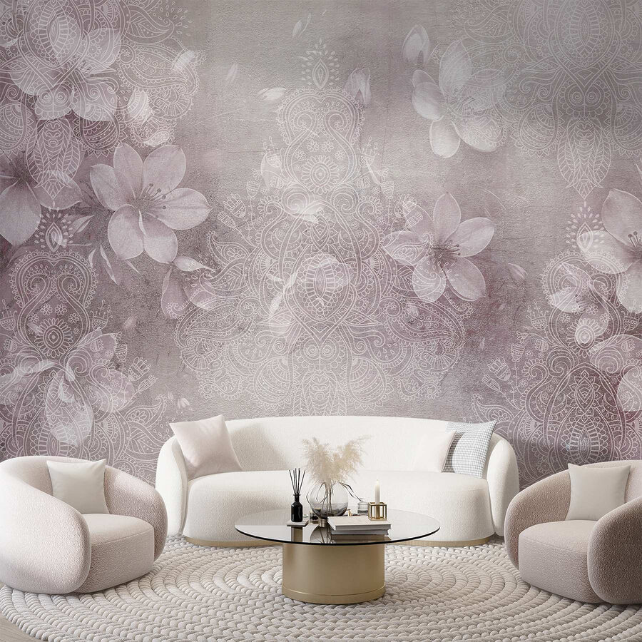 Modele florale delicate în nuanțe moi