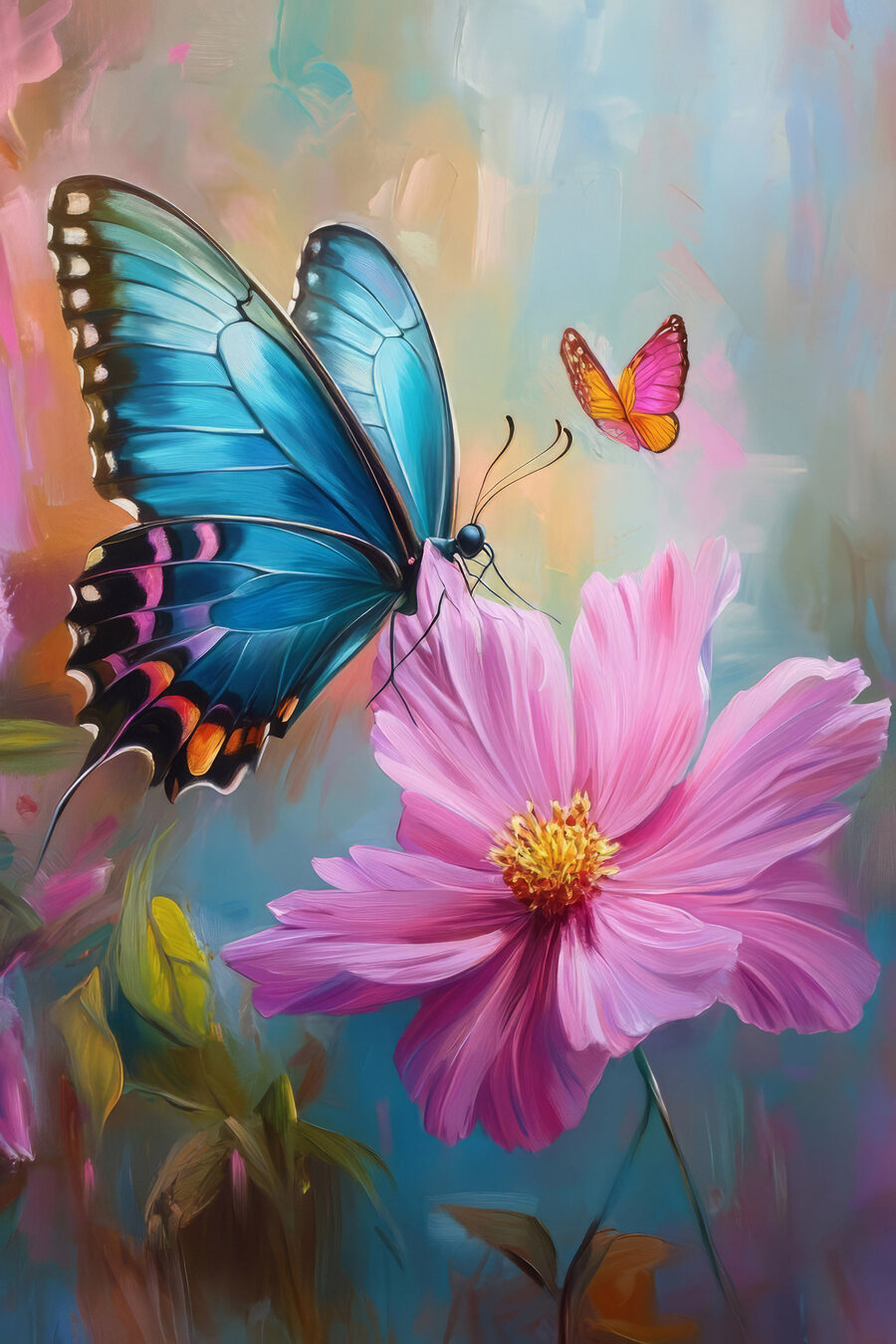 Fluture pe o floare