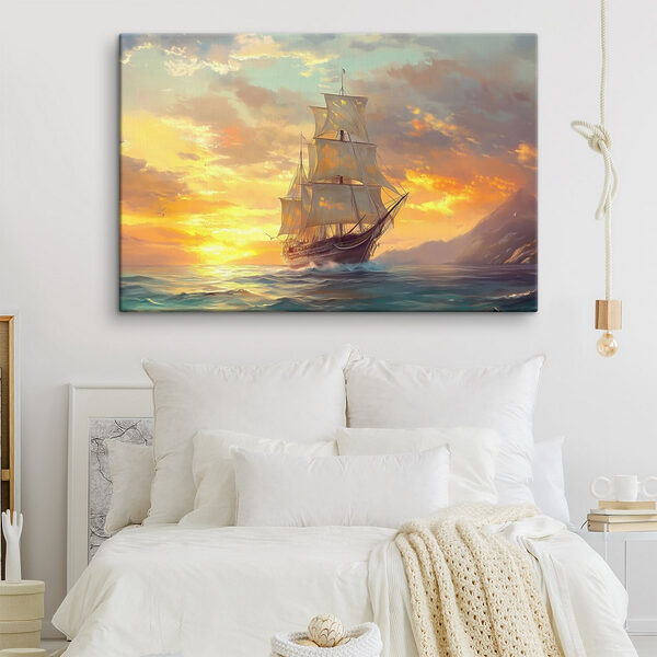 Navă în ocean Navă în ocean