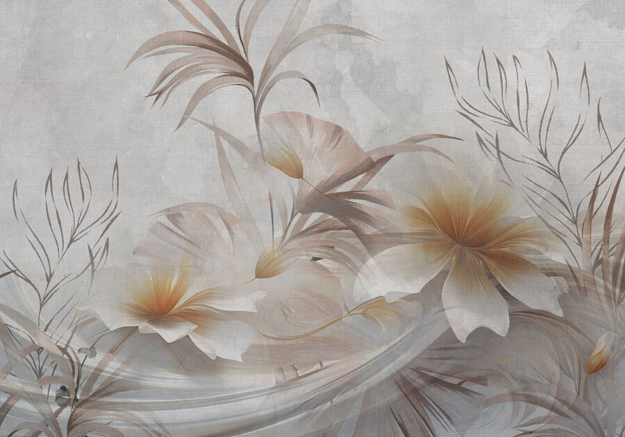 Design floral elegant cu nuanțe delicate