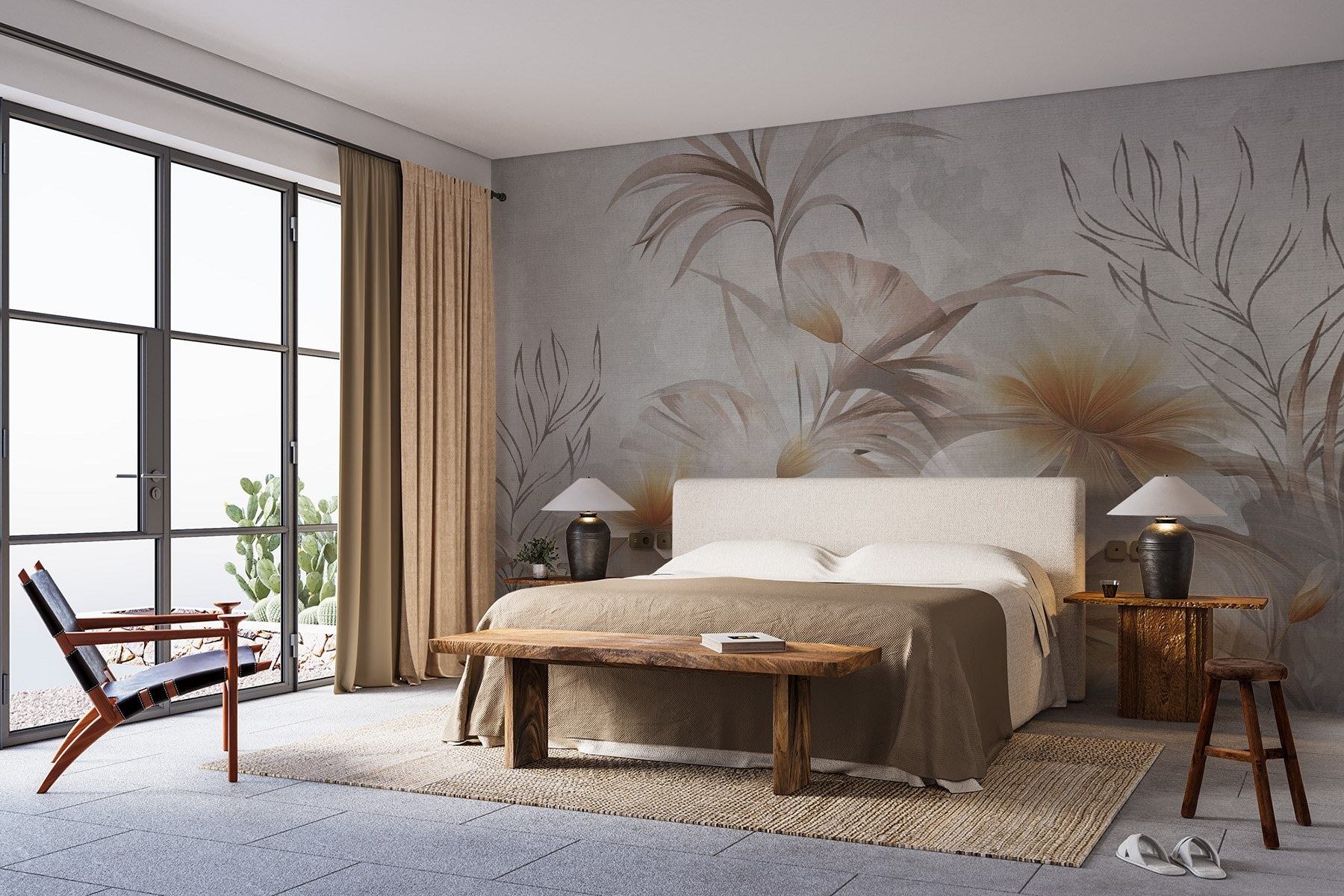 Elegant floral design with soft hues Elegant floral design with soft hues