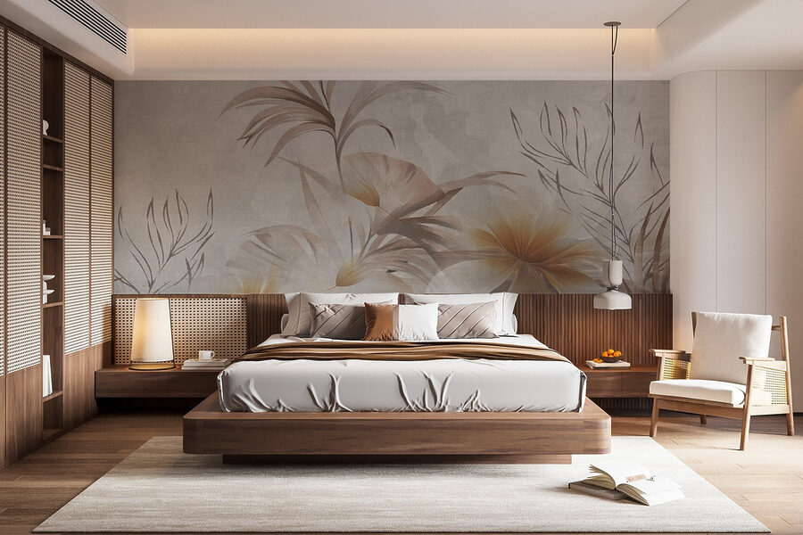 Design floral elegant cu nuanțe delicate