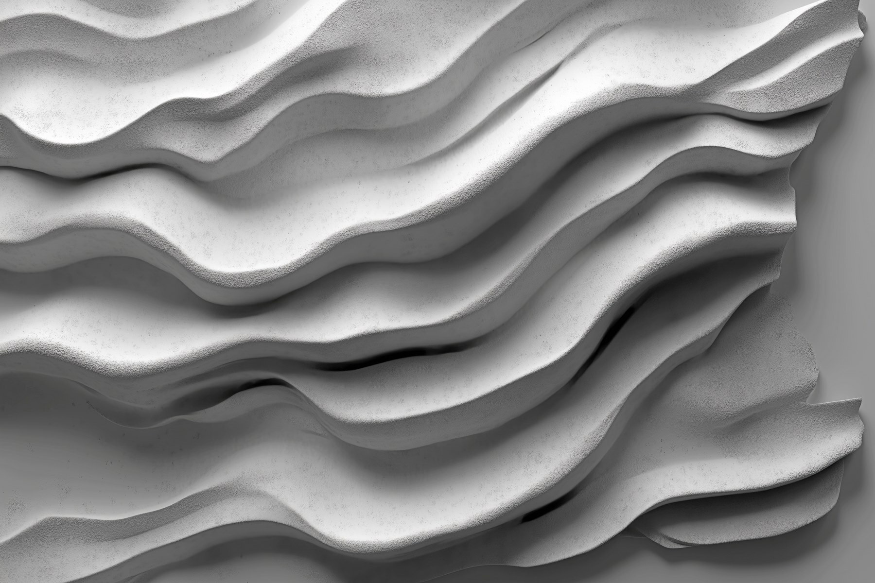 White surface with wavy lines
