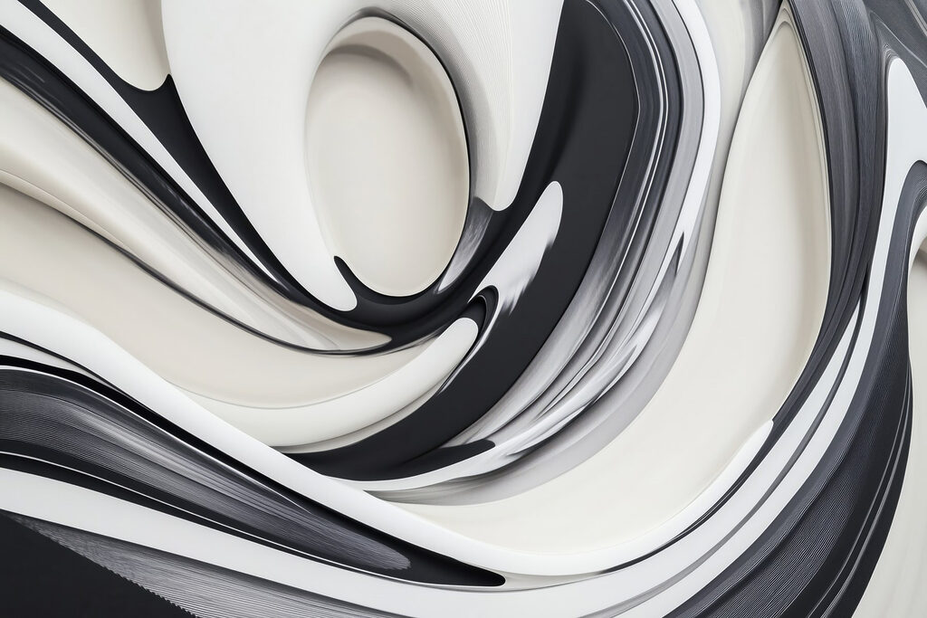 Design spiralat alb și negru Design spiralat alb și negru