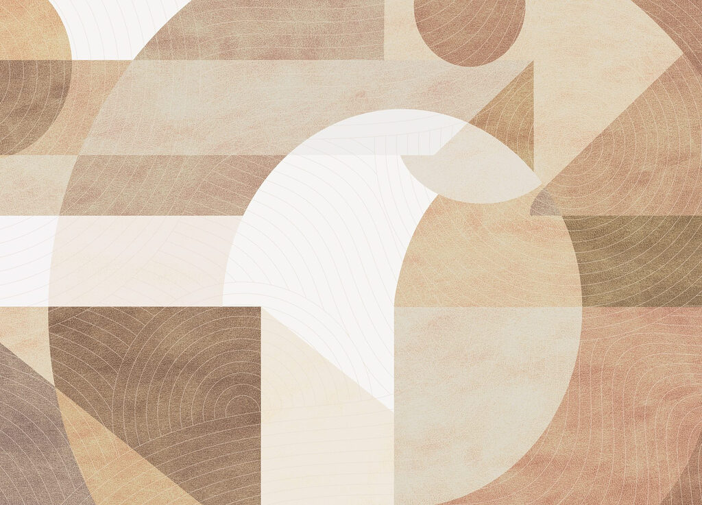 Formele abstracte și tonurile atenuate se îmbină Formele abstracte și tonurile atenuate se îmbină