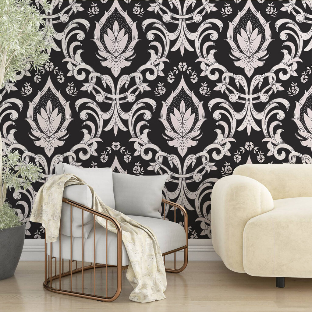 Black and white wallpaper