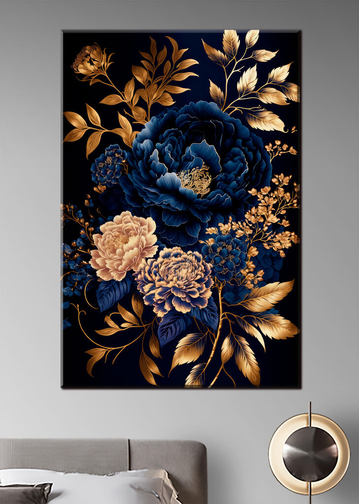 Elegant floral design on dark background Elegant floral design on dark background