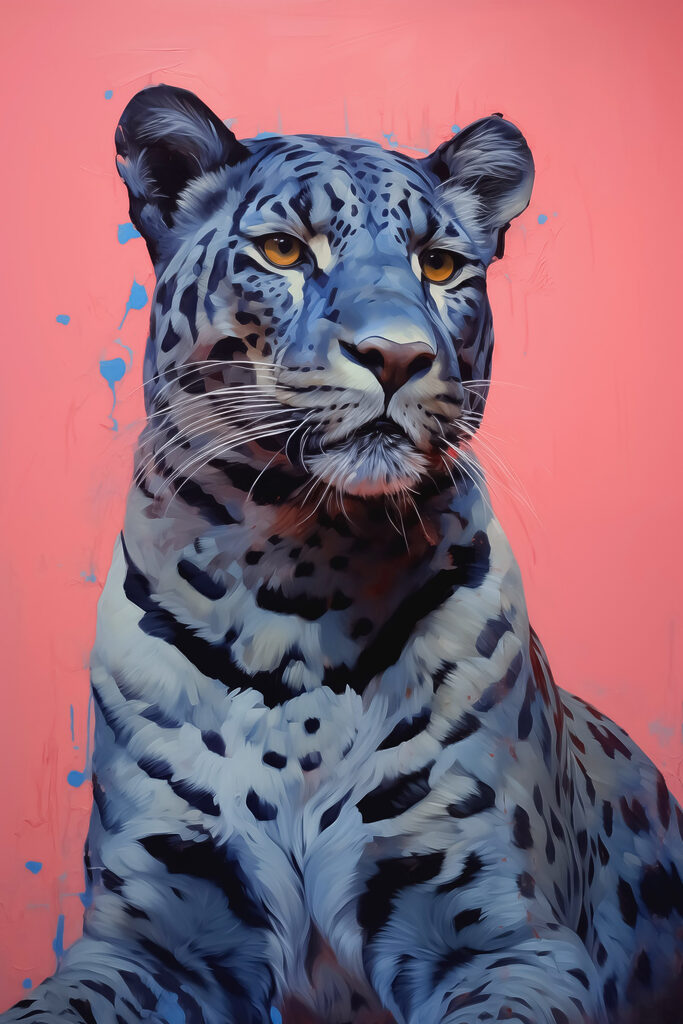 Majestic cat with striking markings